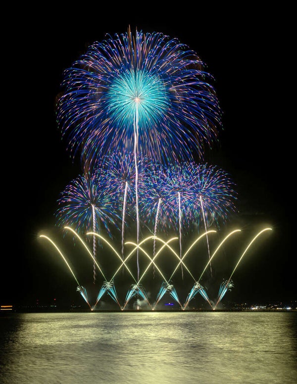 【新千歳空港発】 有料観覧席(パイプイス席)付! 約20000発「大洗海上花火大会」 2日間2